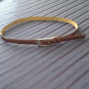 Leather belt